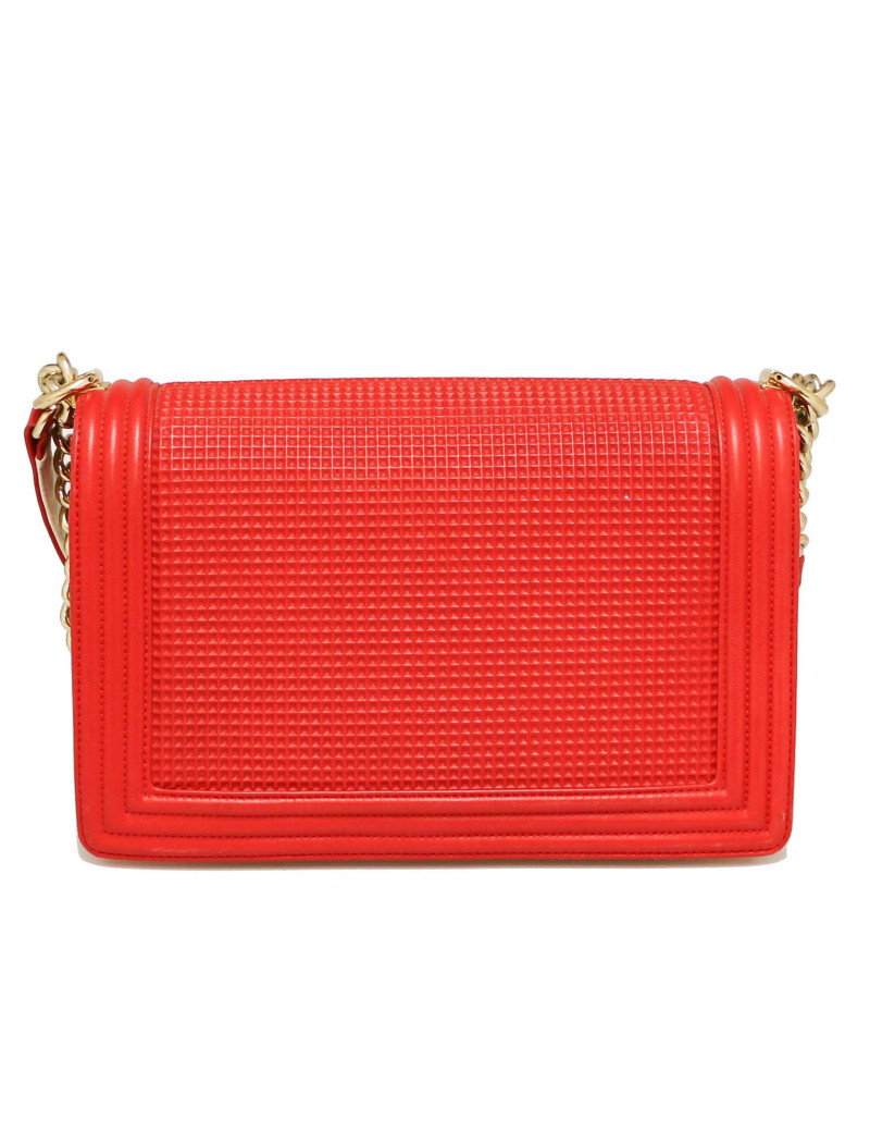 Boy CHANEL cuir rouge