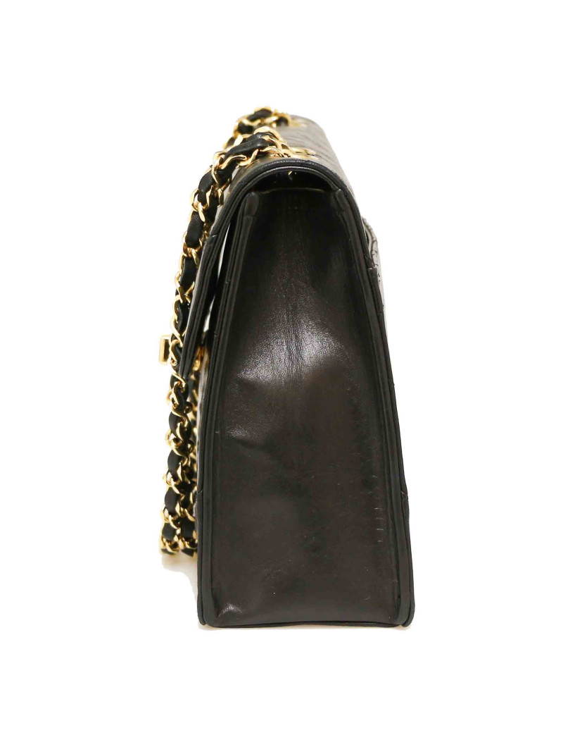 Sac vintage CHANEL fermoir rectangulaire