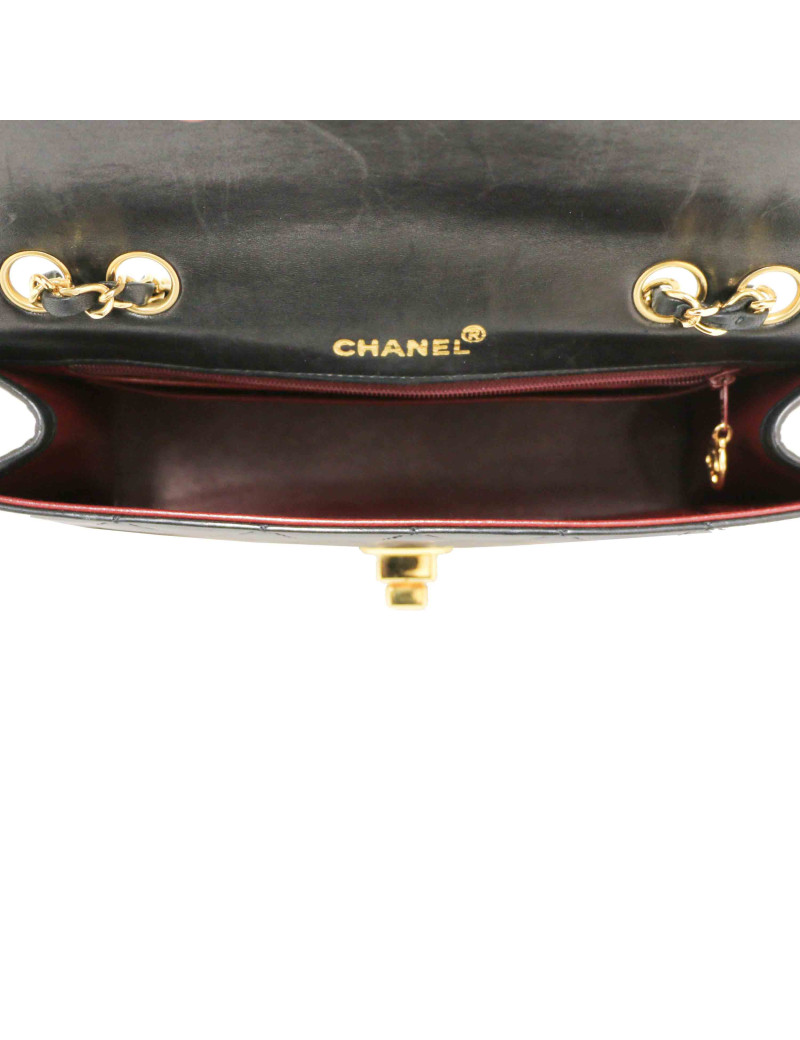 Sac vintage CHANEL fermoir rectangulaire