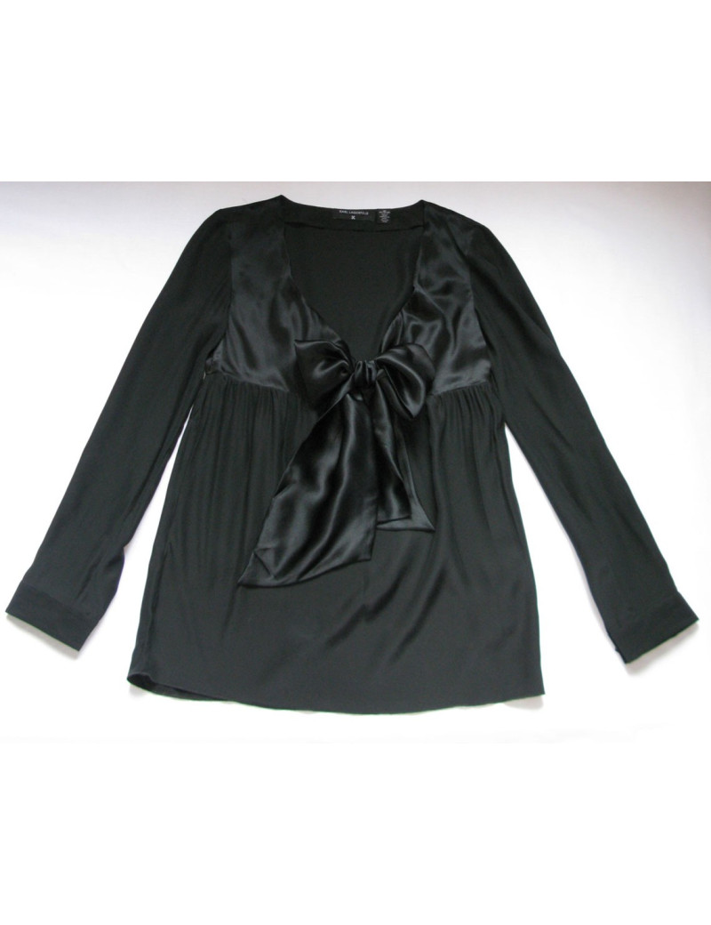 Blouse KARL LAGERFELD noire T 38