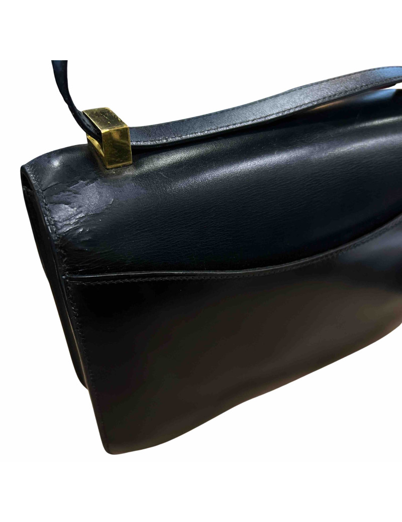 Constance HERMES cuir box noir