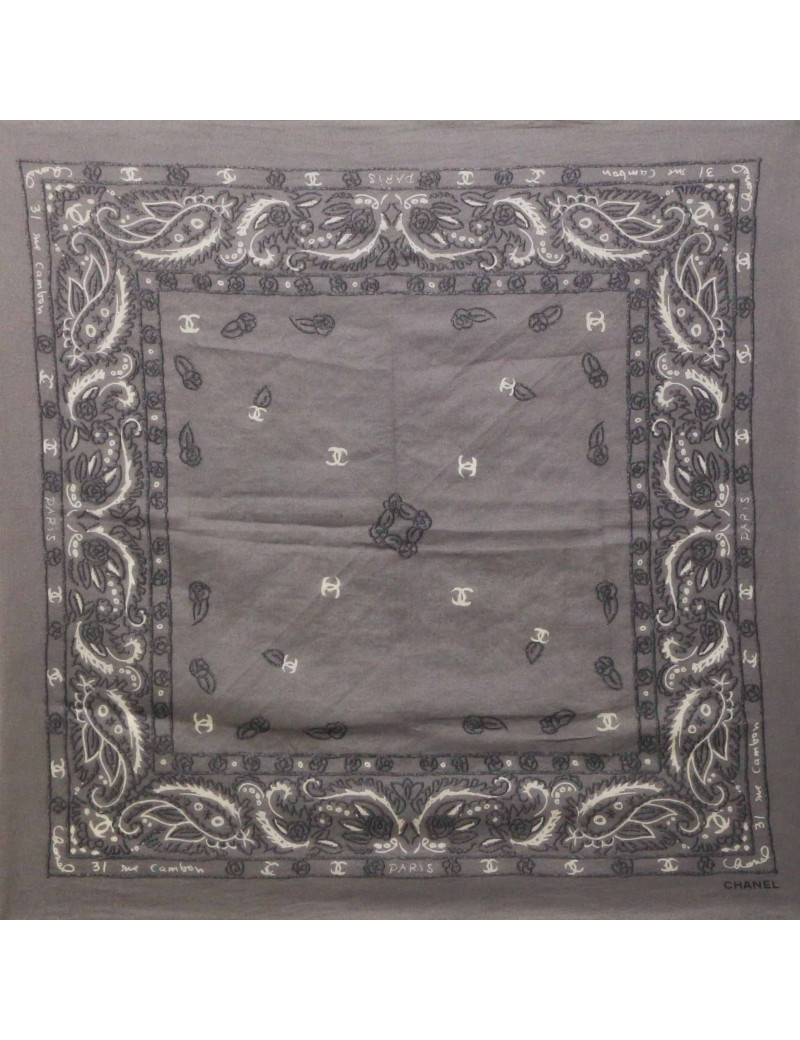 Carré CHANEL rue Cambon coton