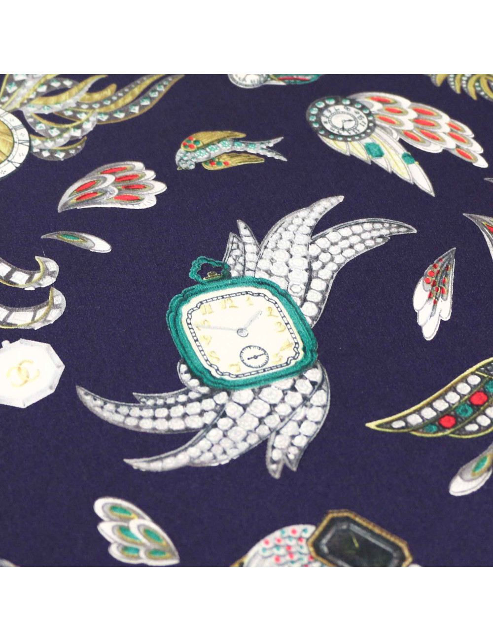 CHANEL Boutique vintage purple silk blouse