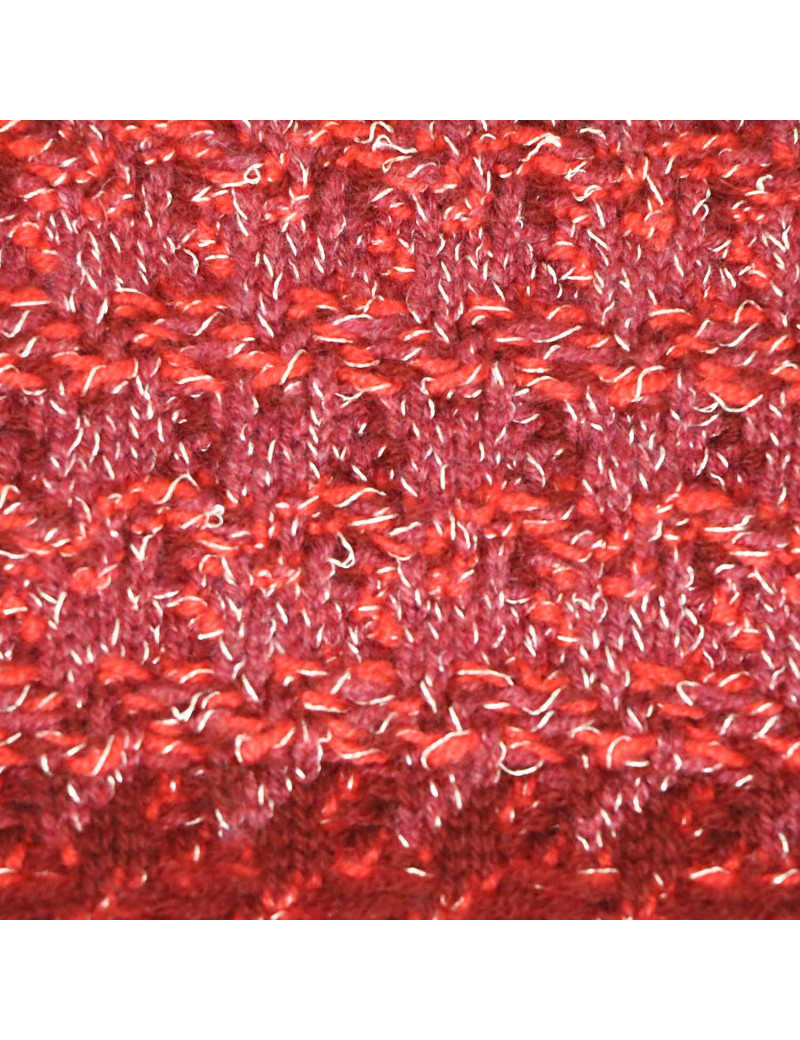 CHANEL red and gold stole