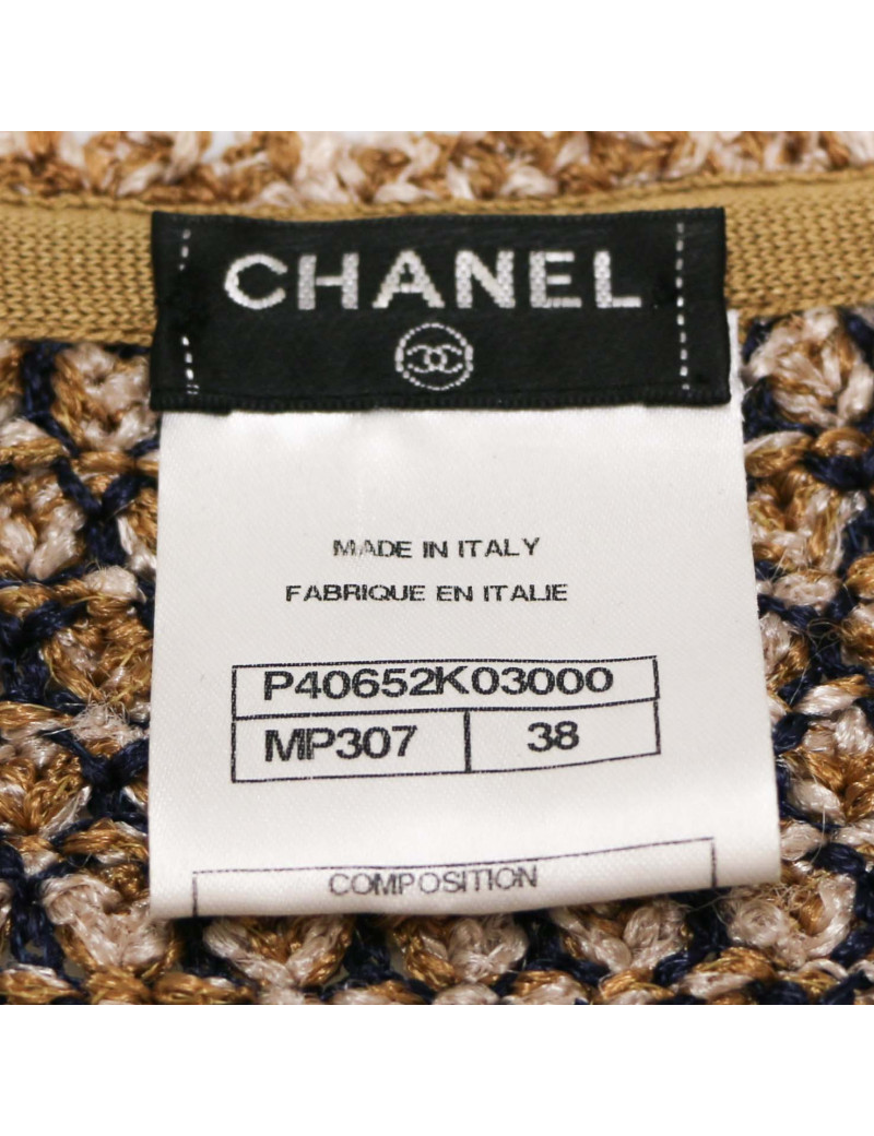 Gilet CHANEL t38 beige