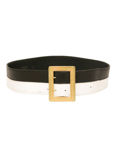 Ceinture CHANEL bicolore Vintage 2