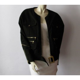 CHANEL vintage black T40Fr jacket