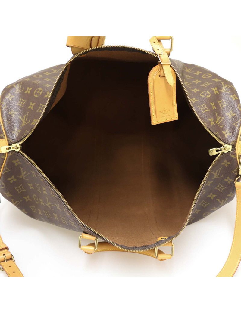 Keepall 55 LOUIS VUITTON marron : occasion certifiée authentique