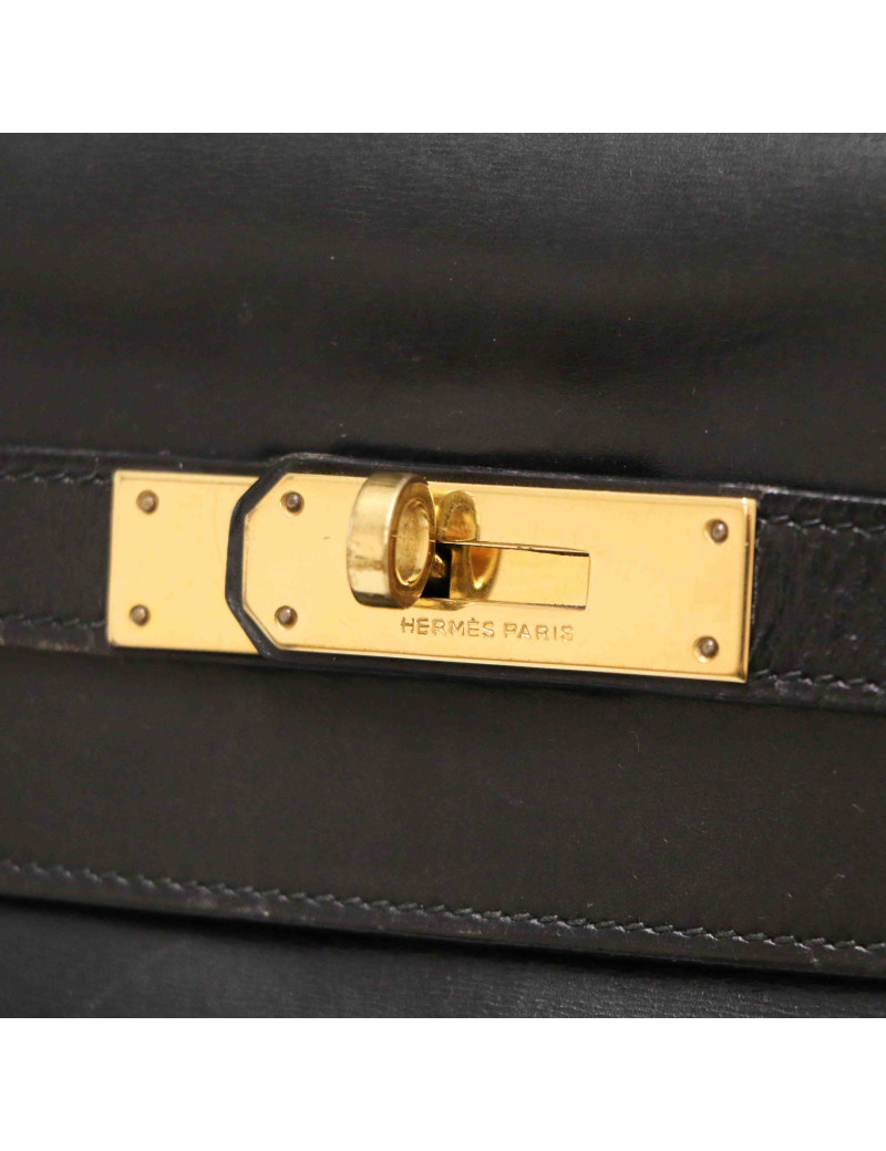 Kelly 32 HERMES vintage noir