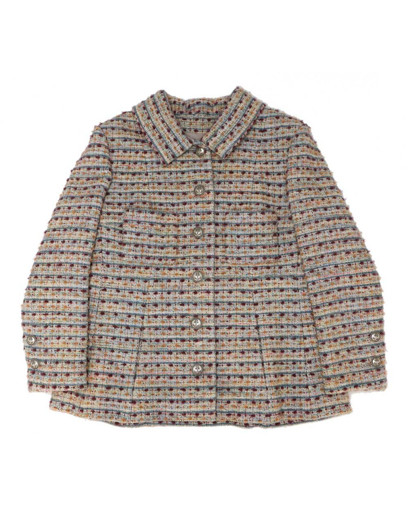 Veste T 48 CHANEL tweed pre fall 2018