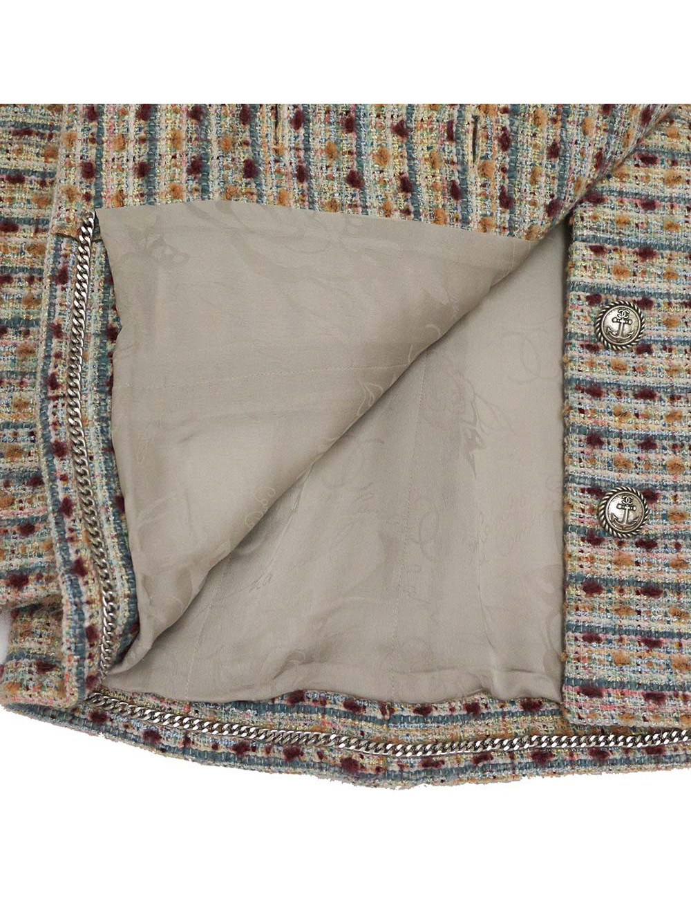 Veste T 48 CHANEL tweed pre fall 2018