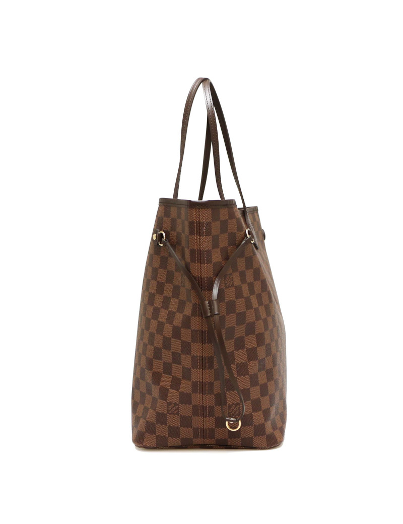 Neverfull LOUIS VUITTON toile Damier ébène