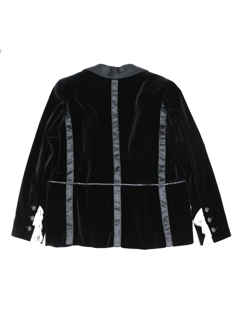Veste T42 CHANEL velours noir 