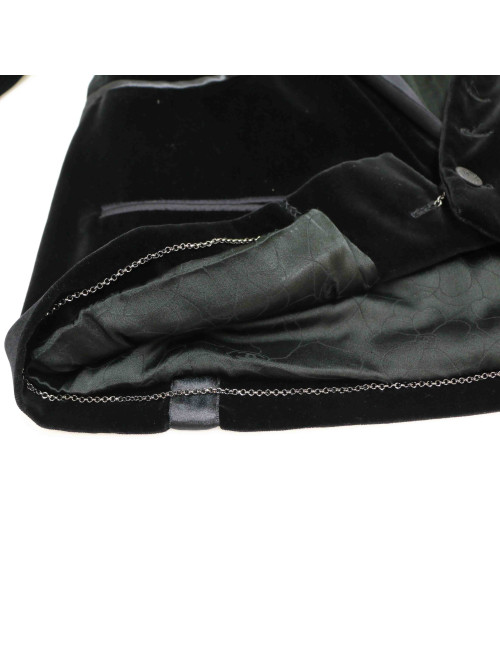 Veste T42 CHANEL velours noir 