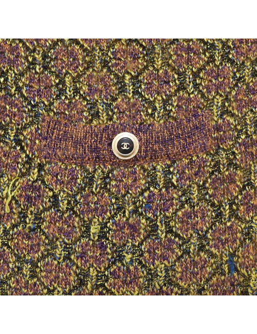 Cardigan T46 CHANEL collection Brasserie laine mohair