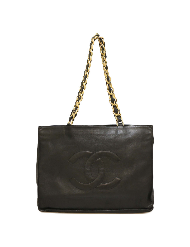 Cabas vintage CHANEL noir