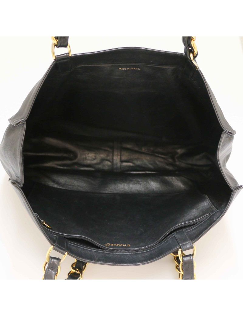 Cabas vintage CHANEL noir
