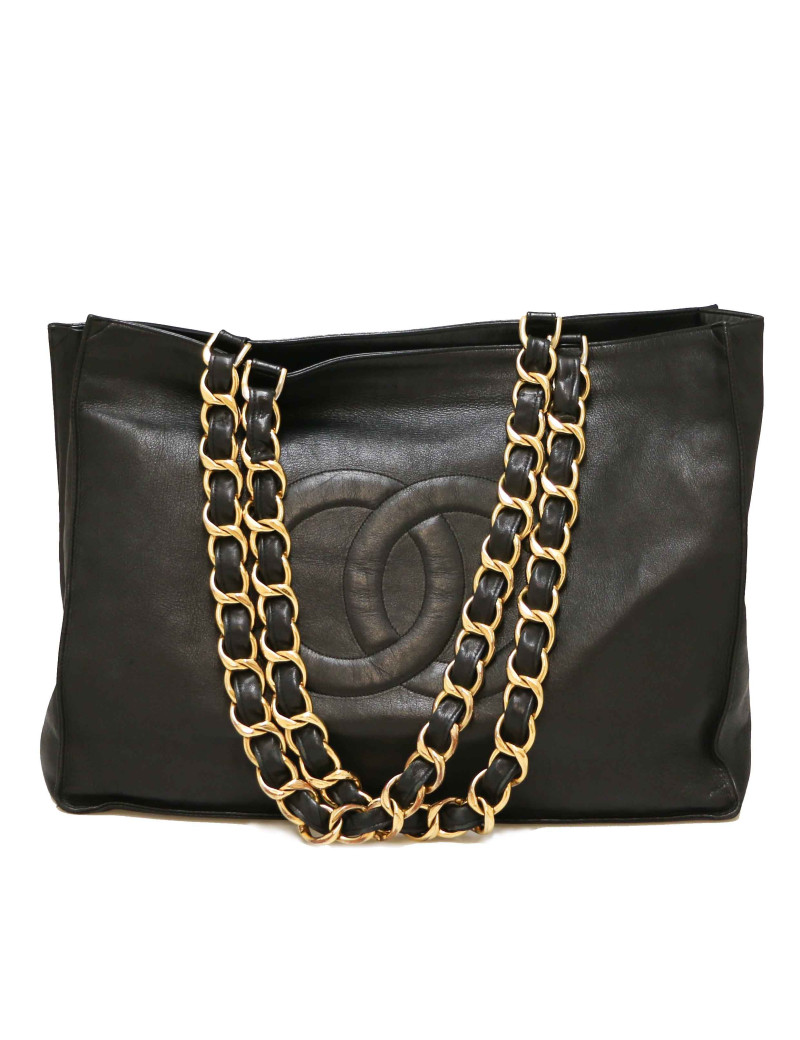 Cabas vintage CHANEL noir