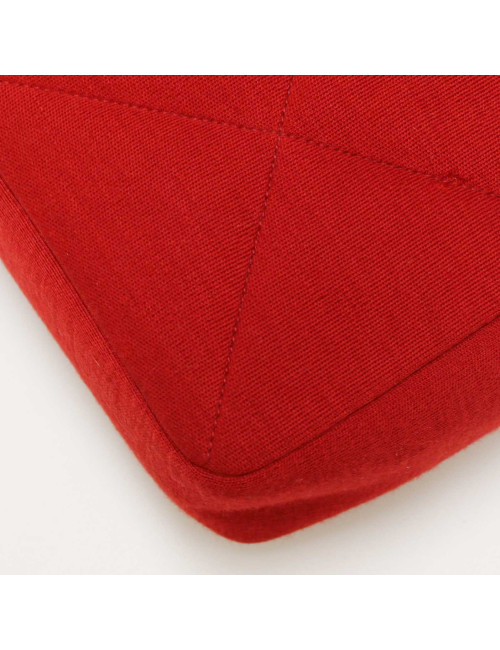 Sac CHANEL jersey rouge Vintage