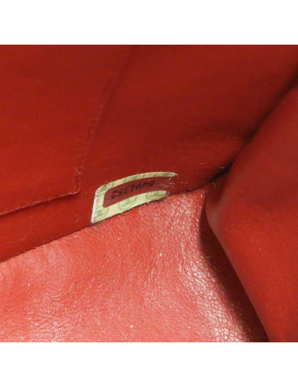 Sac CHANEL jersey rouge Vintage