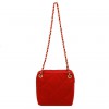 Sac CHANEL COCO jersey rouge Vintage