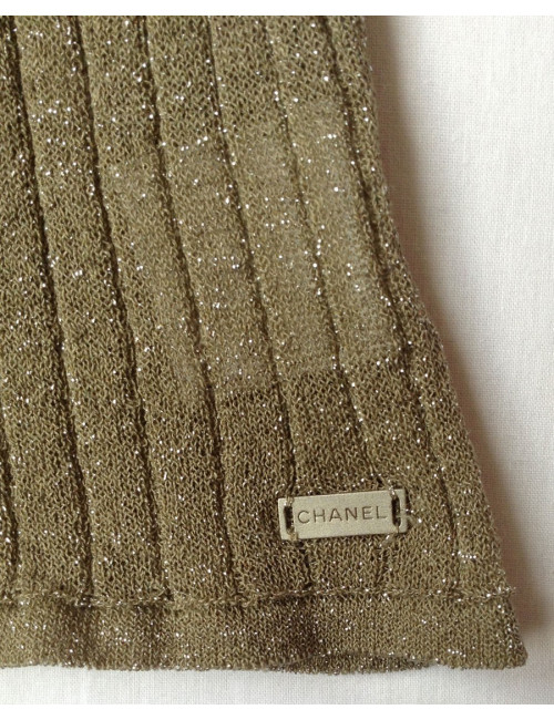 Pull CHANEL IDENTIFICATION kaki T40