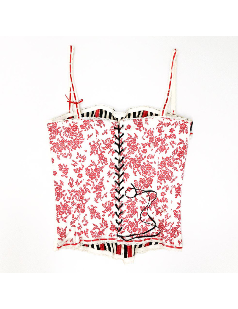 Corset T 1 CHRISTIAN LACROIX en soie Vintage 
