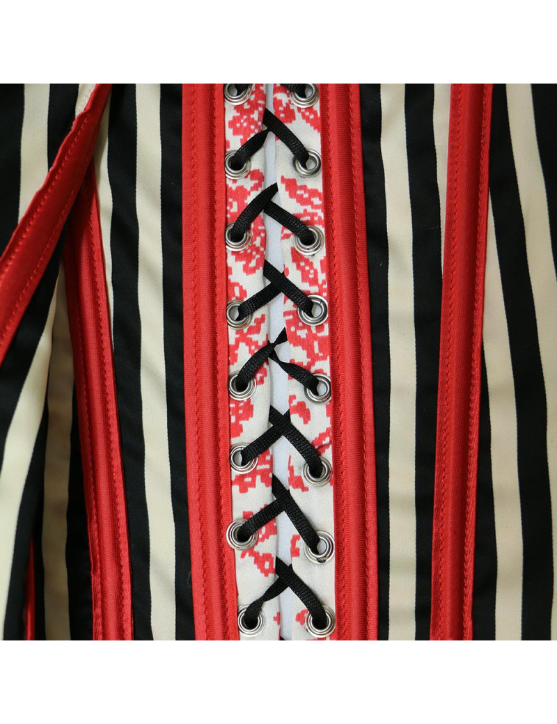 Corset T 1 CHRISTIAN LACROIX en soie Vintage 