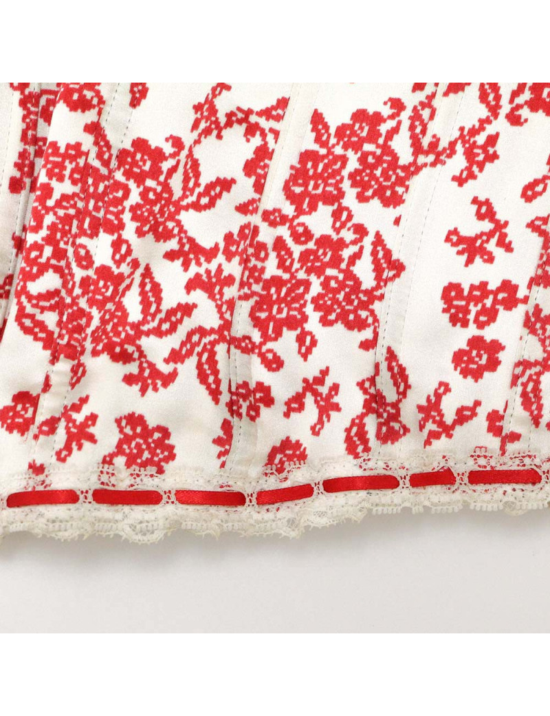 Corset T 1 CHRISTIAN LACROIX en soie Vintage 