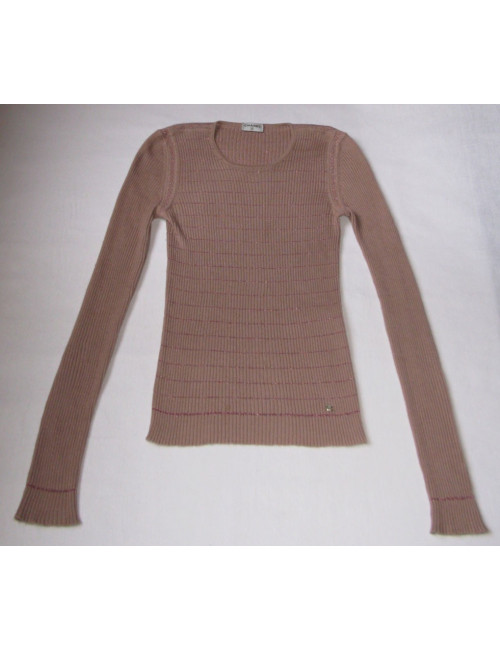 pull CHANEL vieux rose 