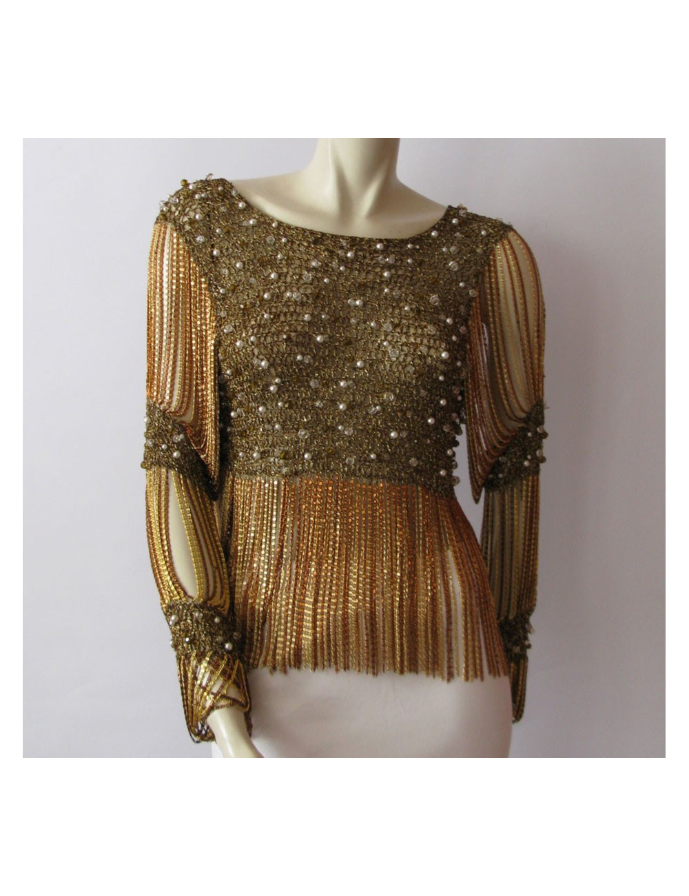 Gilet LORRIS AZZARO vintage couture 