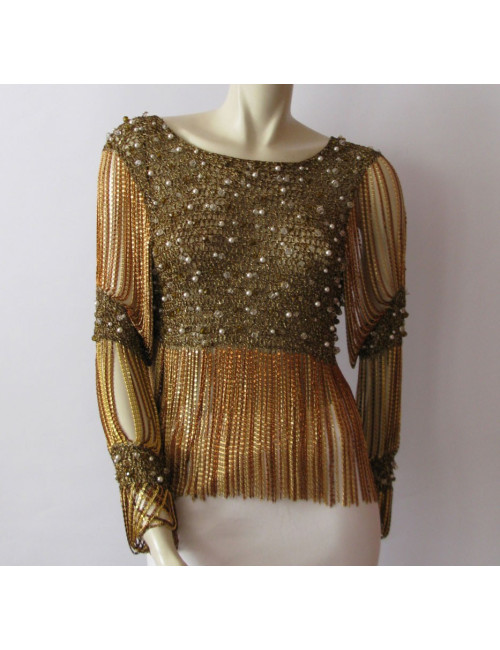 Gilet LORRIS AZZARO vintage couture 