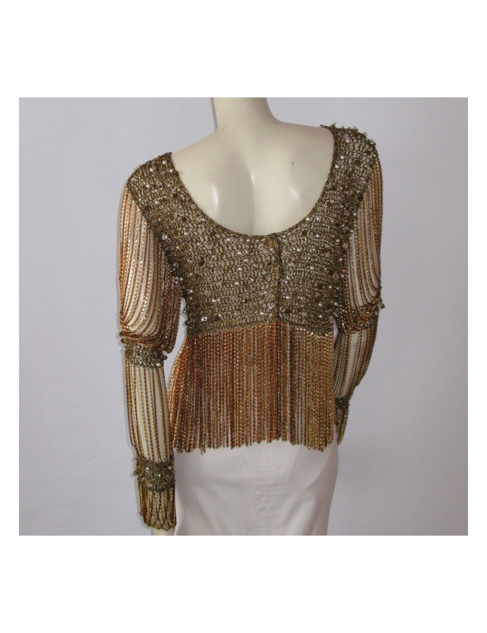 Gilet LORRIS AZZARO vintage couture 