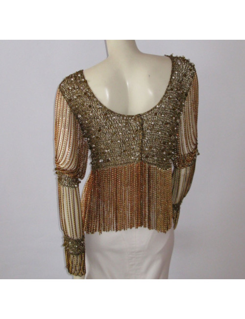 Gilet LORRIS AZZARO vintage couture 