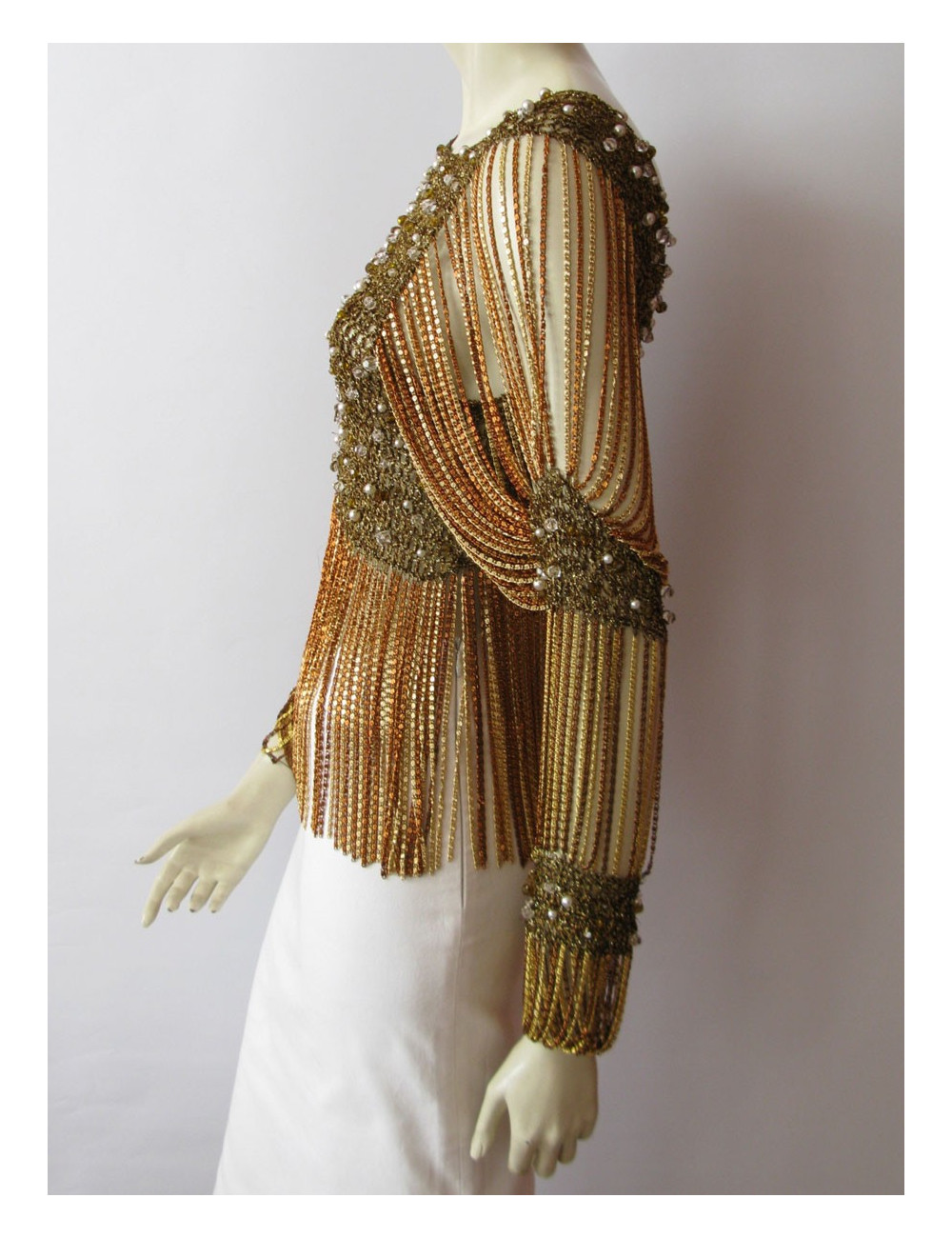 Gilet LORRIS AZZARO   vintage couture 