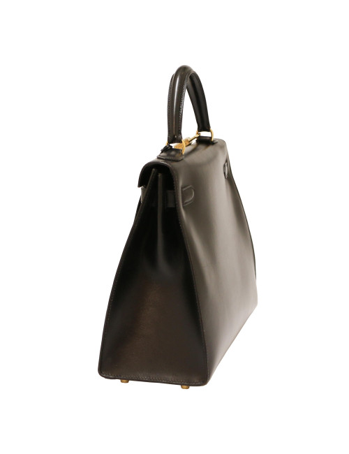 Kelly 32 HERMES sellier noir