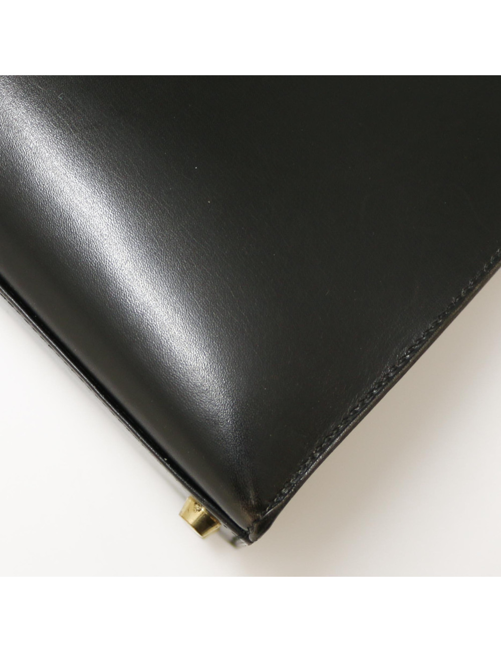 Kelly 32 HERMES sellier noir