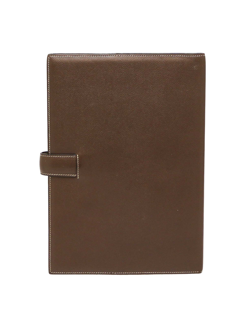 Couverture d'agenda HERMES GM marron
