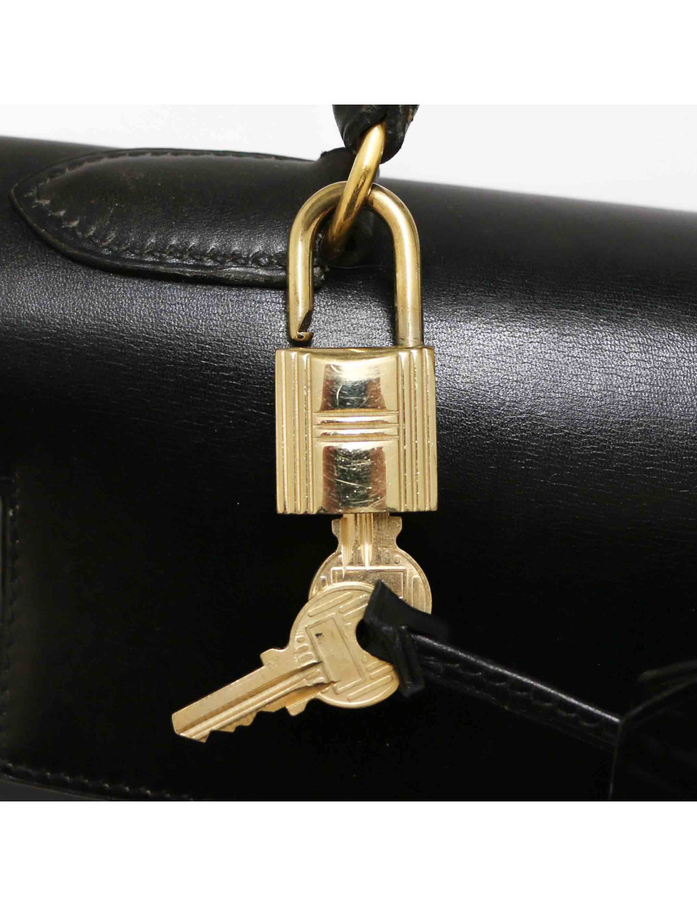 Kelly 32 HERMES sellier noir