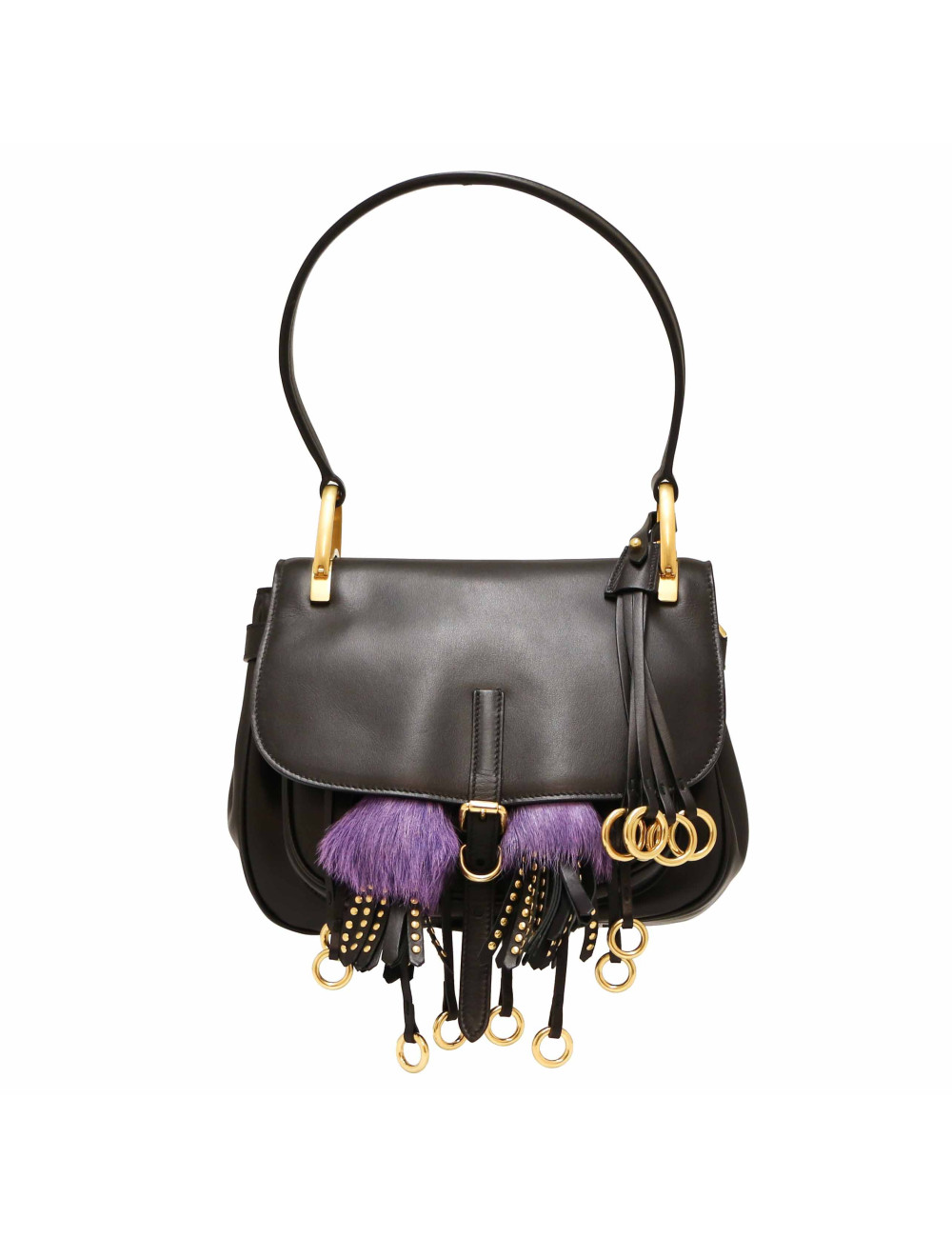 Sac à main PRADA cuir noir