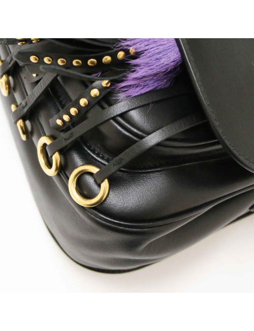 Sac à main PRADA cuir noir