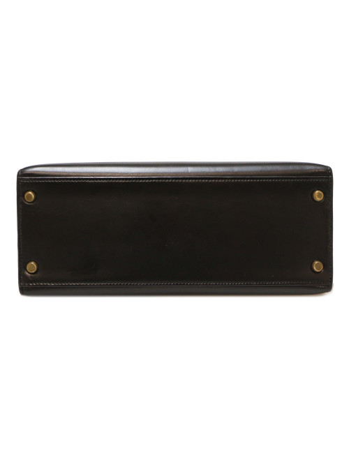 Kelly 28 box noir bandoulière