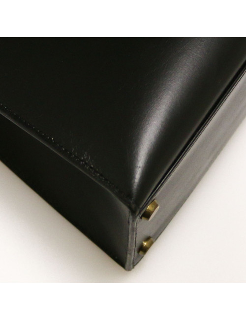 Kelly 28 box noir bandoulière