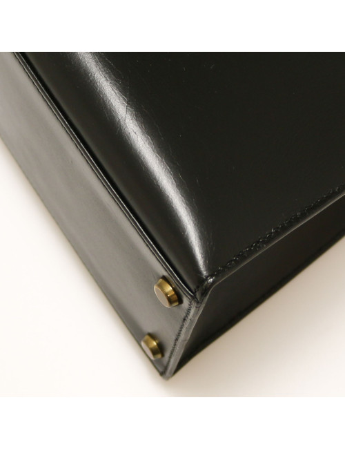 Kelly 28 box noir bandoulière