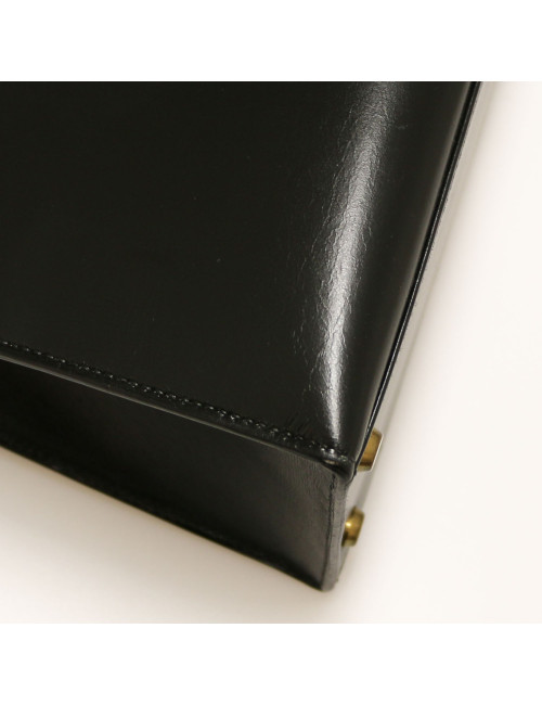 Kelly 28 box noir bandoulière