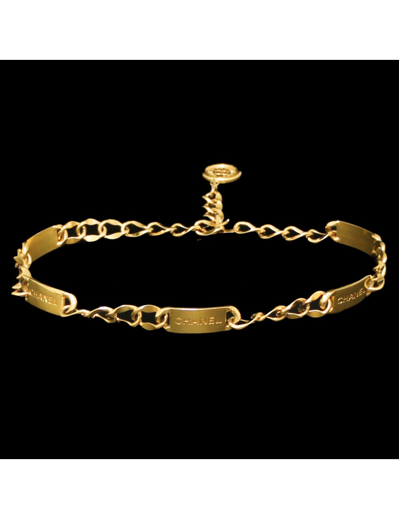 Ceinture CHANEL Vintage dorée