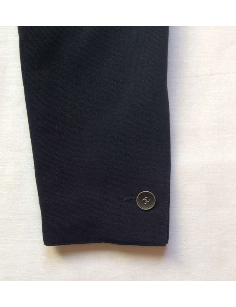 Manteau CHANEL bleu T42Fr