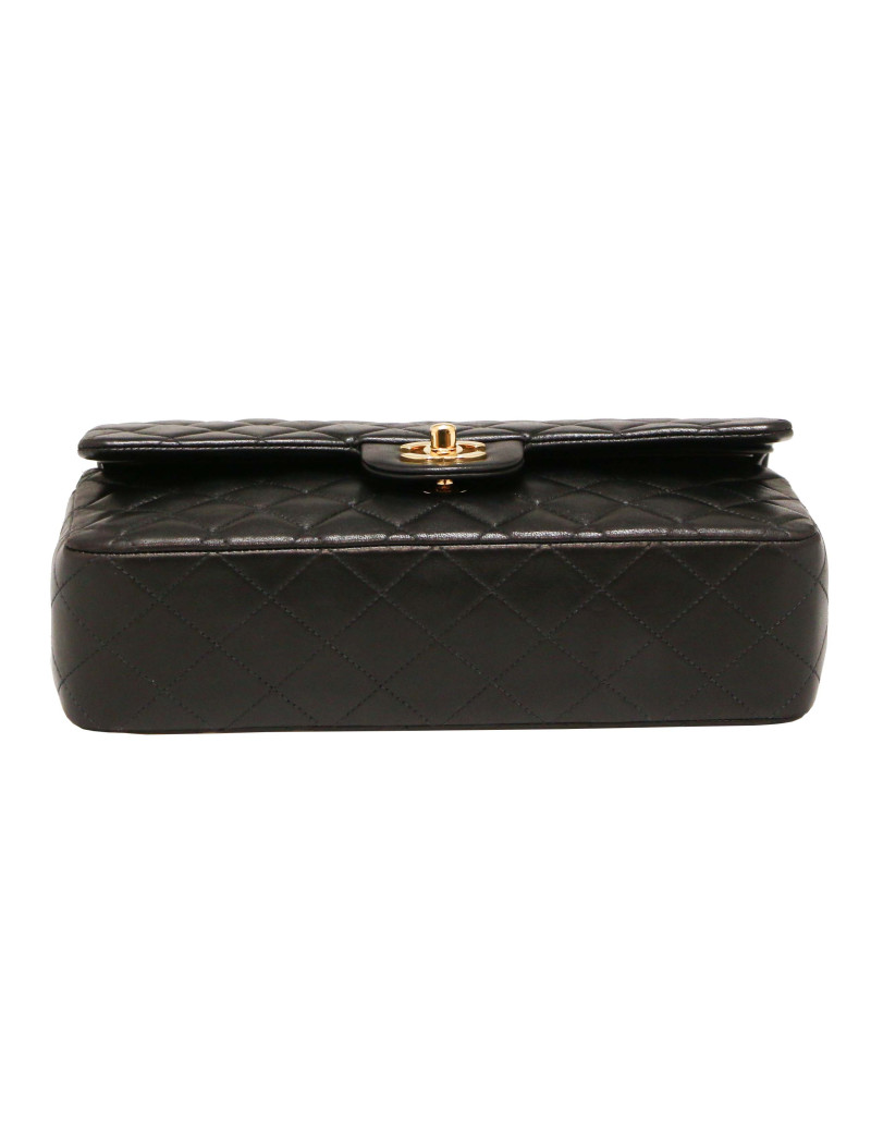 Sac classique CHANEL double flap noir