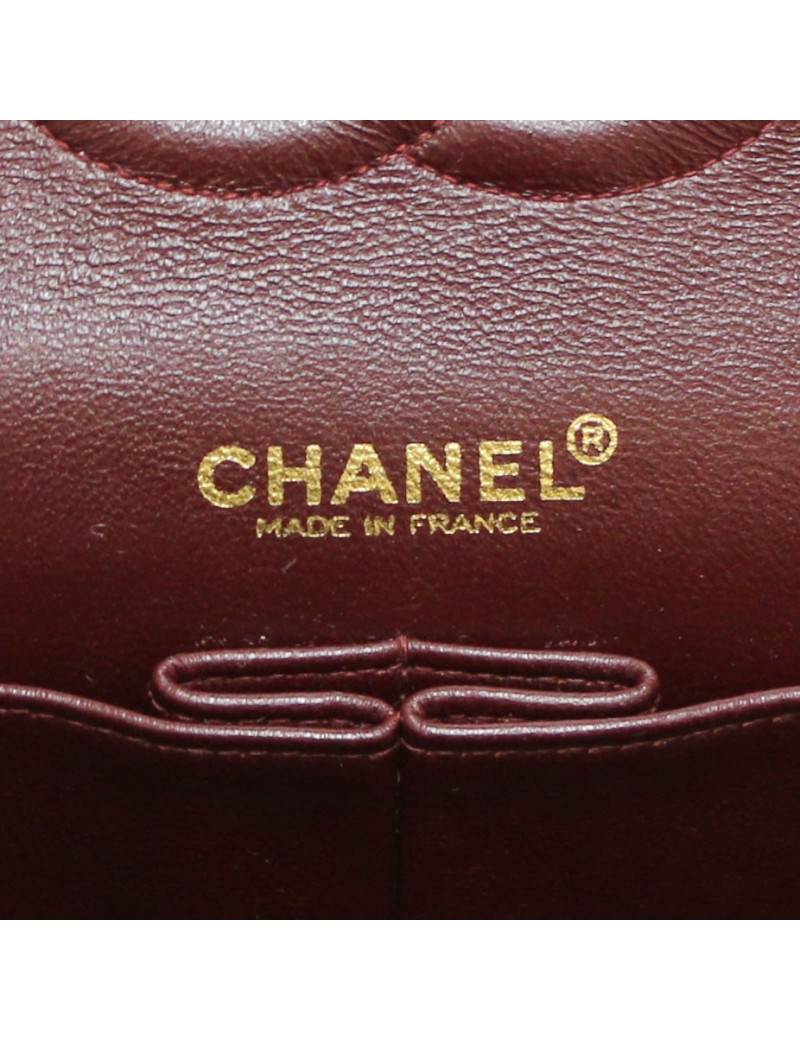 Sac classique CHANEL double flap noir