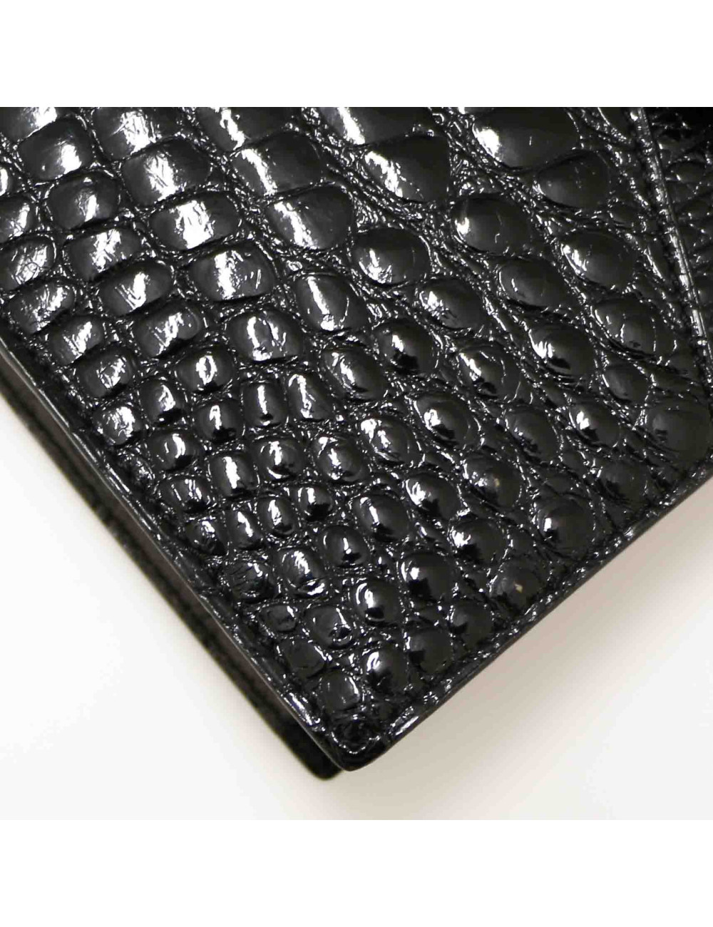 Sac  du soir Vintage alligator noir 